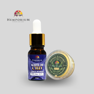 Aceite de CBD 2.5% + Pomada