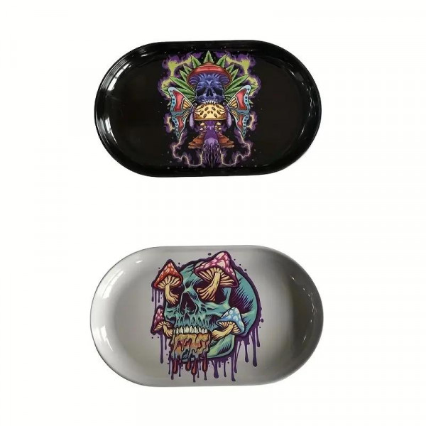 Bandeja para Armar y Fumar Pequeña - Negra